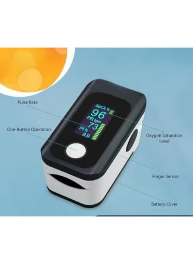 Fingertip Pulse Oximeter – Rapid & Accurate SpO2 & Heart Rate Monitor with HD OLED Display and Alert Functions - Image 2