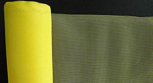 SAI PRASEEDA Fibreglass Mosquito Net for Windows 47 x 59 Inch_120 x 150 Cm_4 x 5 Feet Yellow Color with Adhesive Hook and Loop Stitched to Net SP2 - Image 4