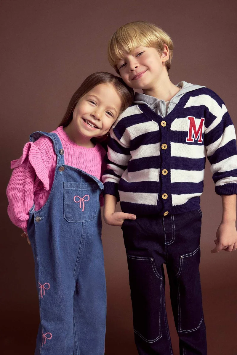 ديفاكتو Baby Boy Striped Cardigan