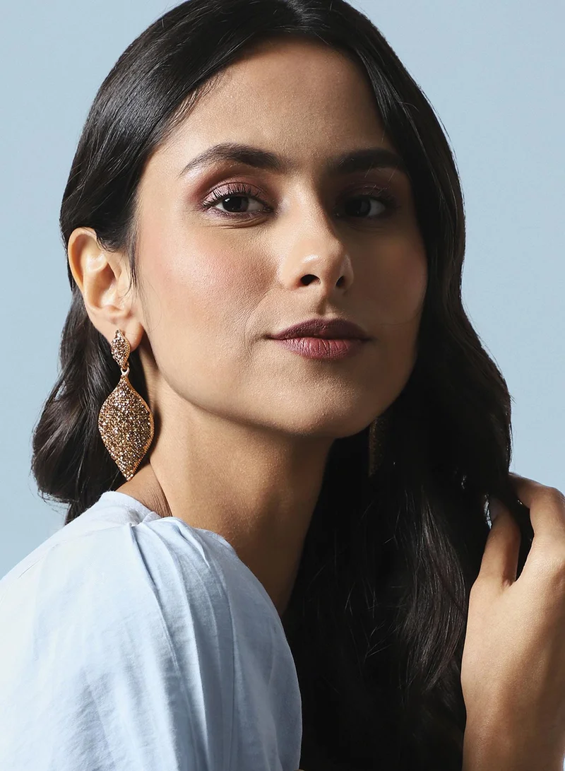 SOHI Marquise Cluster Artificial Drop Earring Jewellery