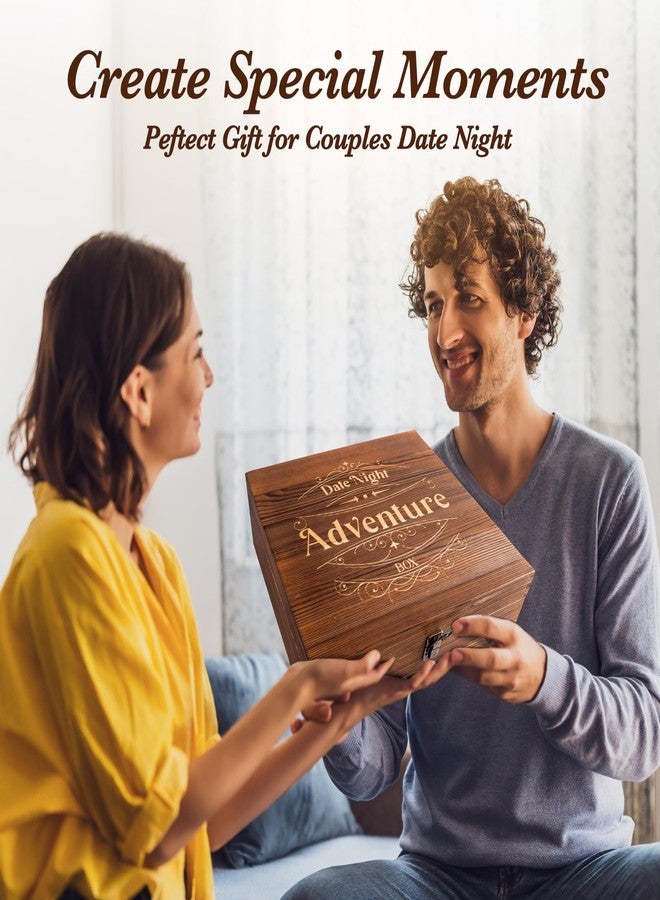 GreenCor Valentines Day Date Night Adventure Box - Gifts for Her, Him, Scratch-Off Date Ideas, Anniversary or Birthday Gifts for Girlfriend, Boyfriend, Vanilla and Lavender Candles, Decision Coin & Dice - Image 2