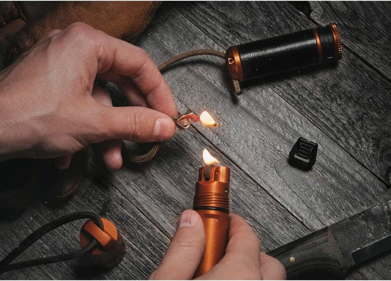 Exotac ripSPOOL Lightweight Bushcraft and Survival Complete Field Repair Kit and FireCord Lanyard for First Aid, Fire-Starting, Tool Creation, Fishing, and Navigation Tasks, Made in The USA - Image 5