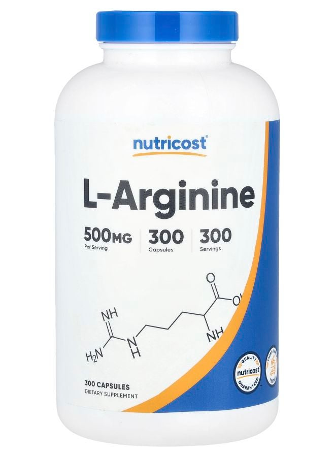 LArginine 500 mg 300 Capsules