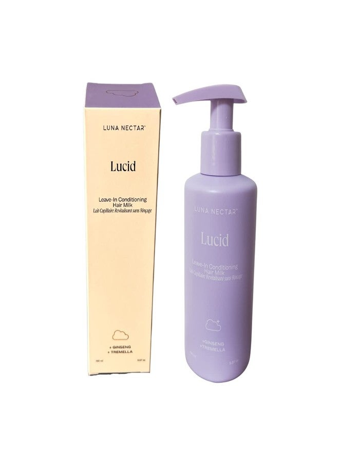 Luna Nectar Lucid Leave-In Conditioning Milk - Nourishes & Strengthens Hair for Effortless Styling & Radiant Locks Shine Intensive Hydration for Dry, Damaged Hair Tremella Ginseng Conditioner 5 Oz - Image 1
