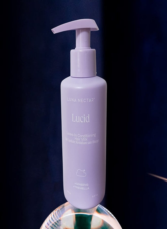 Luna Nectar Lucid Leave-In Conditioning Milk - Nourishes & Strengthens Hair for Effortless Styling & Radiant Locks Shine Intensive Hydration for Dry, Damaged Hair Tremella Ginseng Conditioner 5 Oz - Image 2