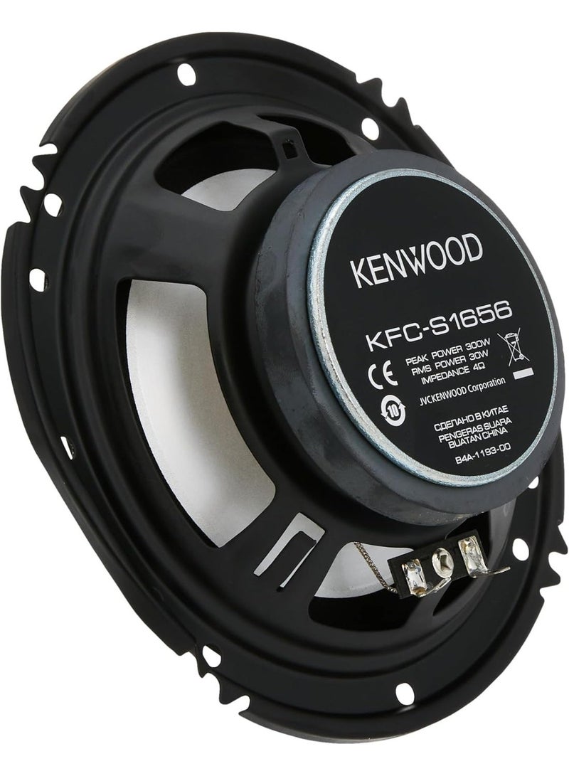 Kenwood KFC-S1656 6.5 Inch Dual Cone Car Speakers – 300W Peak Power Stage Sound Series - Image 2