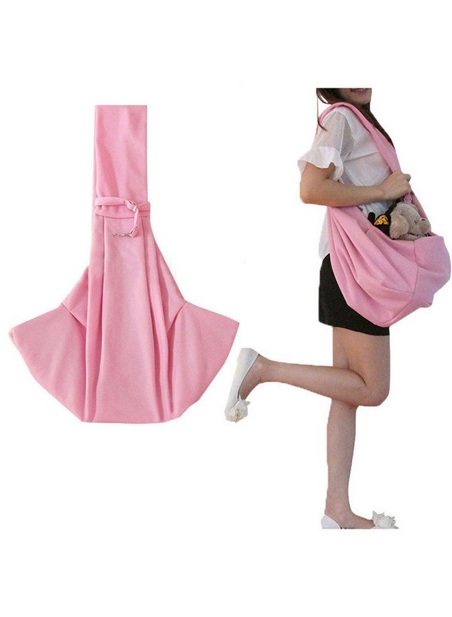 Grtdrm Grtdrm Pet Sling Carrier Bag Travel Tote for Cats Dogs, Up to 16 lbs (Pink) - Image 2