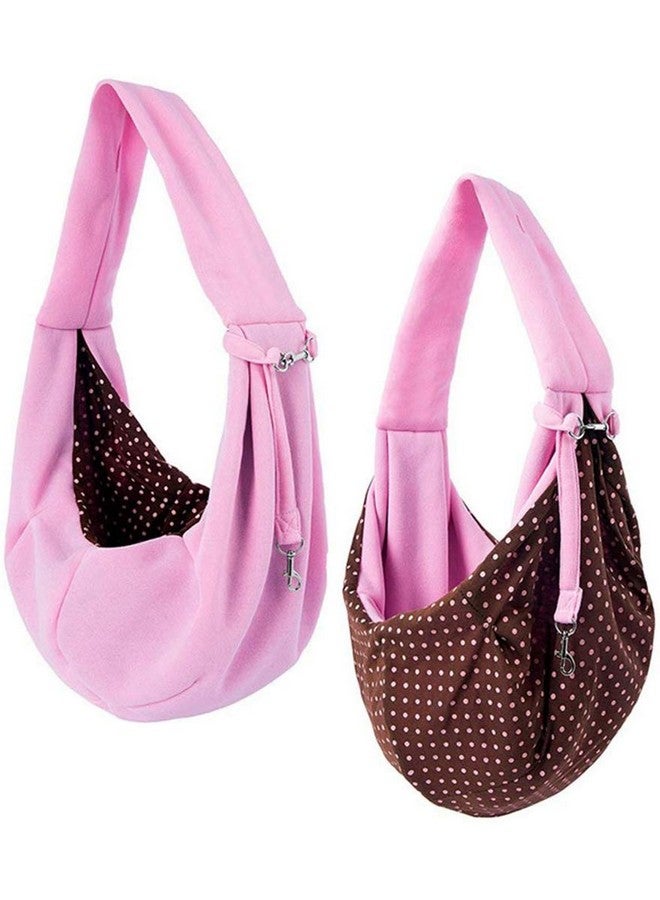 Grtdrm Grtdrm Pet Sling Carrier Bag Travel Tote for Cats Dogs, Up to 16 lbs (Pink) - Image 1