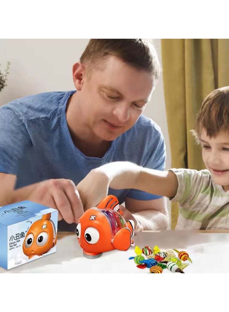 نيمو المتحركة مع الأضواء والموسيقى، لعبة مميزة تضيف المرح والتسلية لطفلكِ، مثالية لجعل كل لحظة مليئة بالمتعة والتفاعل!" - Image 2