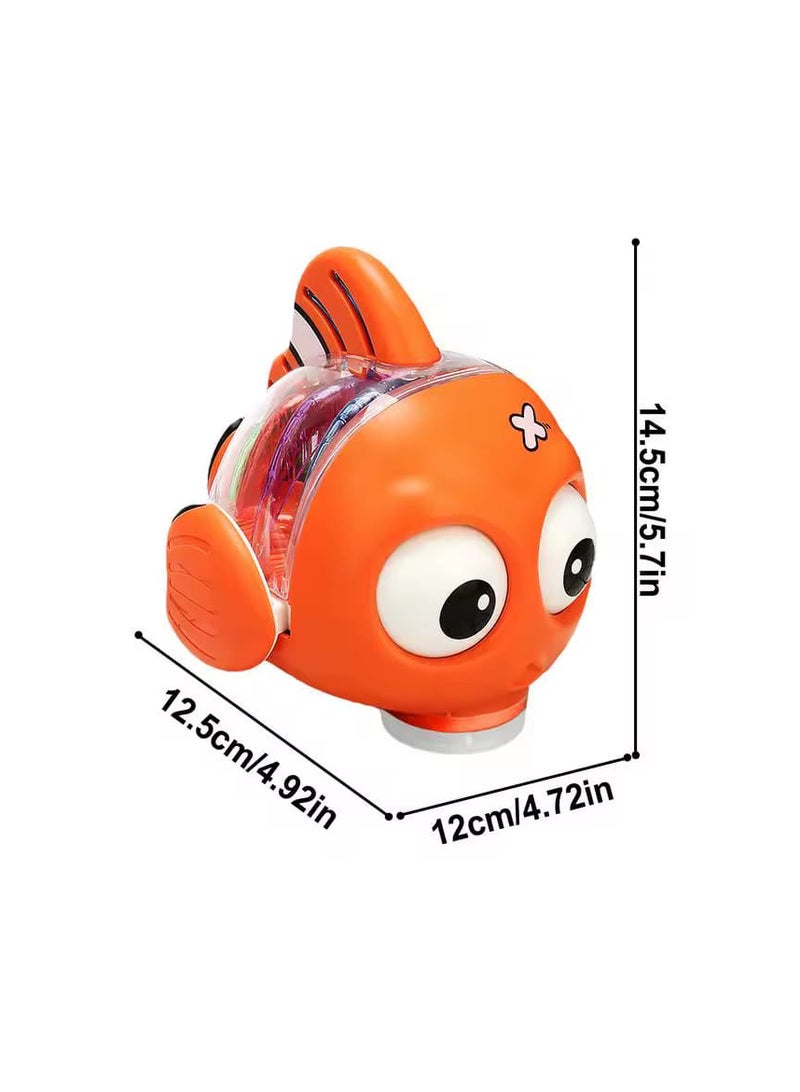 نيمو المتحركة مع الأضواء والموسيقى، لعبة مميزة تضيف المرح والتسلية لطفلكِ، مثالية لجعل كل لحظة مليئة بالمتعة والتفاعل!" - Image 5