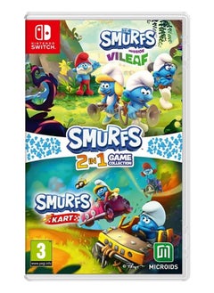 سويتش 0 Smurfs 2-in-1 Game Collection إصدار Nintendo Switch  لعبة مغامرات وسباق  - Image 1