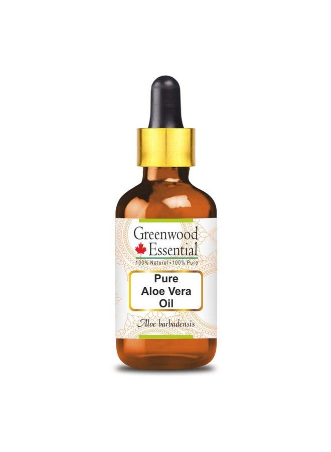 جرين وود إيسينشال زيت الصبار النقي الأساسي من جرينوود (الصبار الباربادنسيس) مع قطارة زجاجية بدرجة علاجية طبيعية 100 مل - Image 1