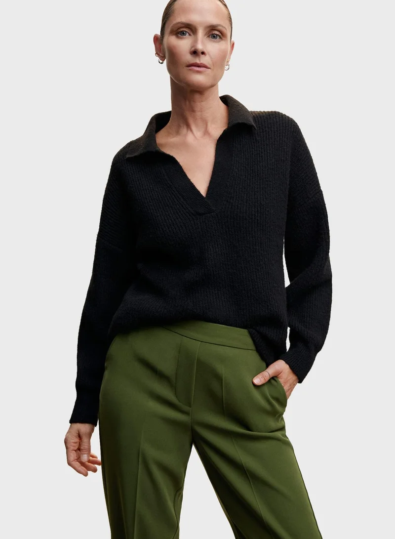MANGO High Waist Pants