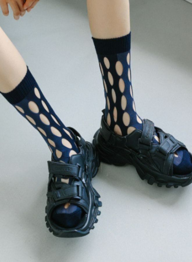 Mei Stylish Women Stylish Super Soft Stretchable One pair Socks - Image 1