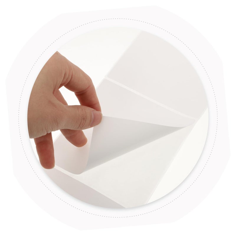 Self Adhesive Thermal Label Sheets 100x100mm for Address Barcode Shipping 500 Pack - Image 5