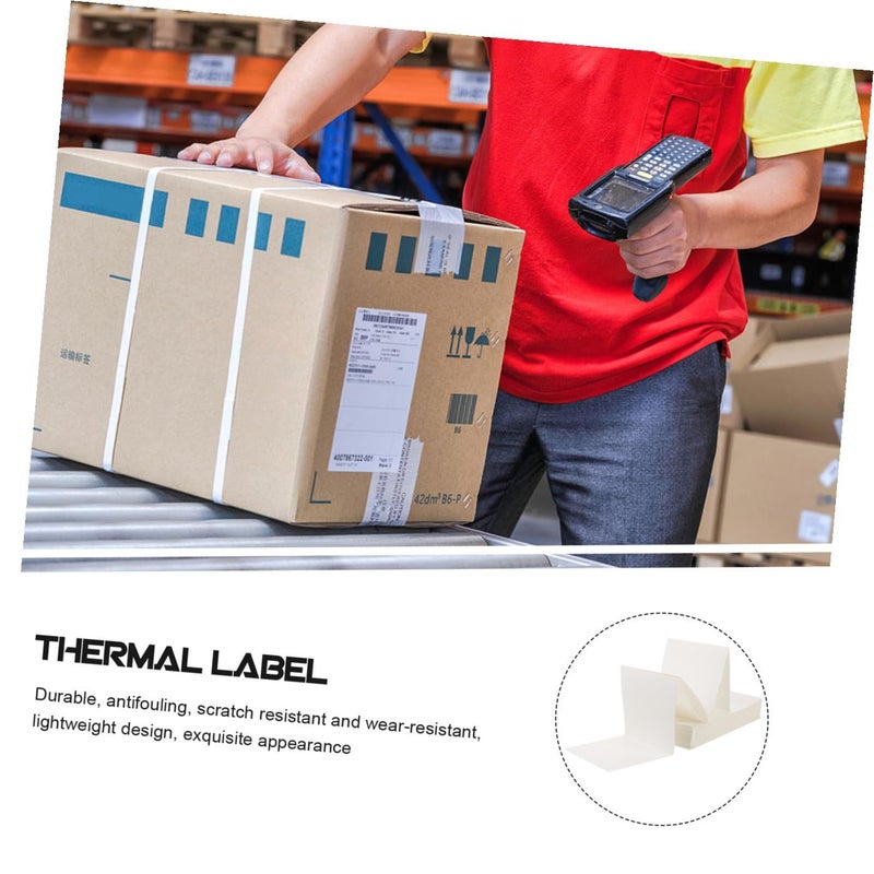 Self Adhesive Thermal Label Sheets 100x100mm for Address Barcode Shipping 500 Pack - Image 4