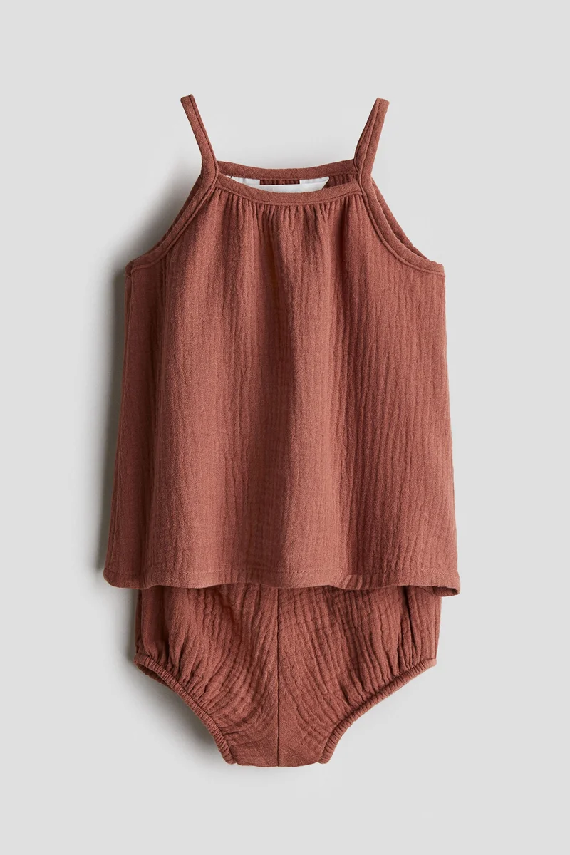 H&M 2-piece cotton muslin set