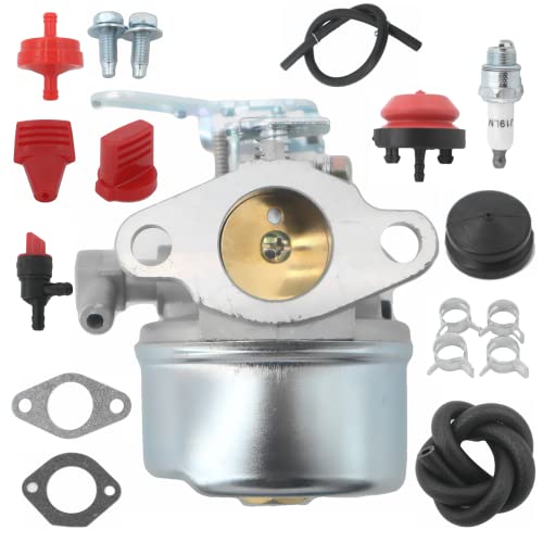 Chacarbtu HSSK50 Carburetor for Tecumseh LH195SP HS50 HSK40 HSK50 HSSK40 HSSK55 LH195SA OHSK110 OHSK120 OHSK125 4HP 5HP Engines 521 Snowblowers - Image 1