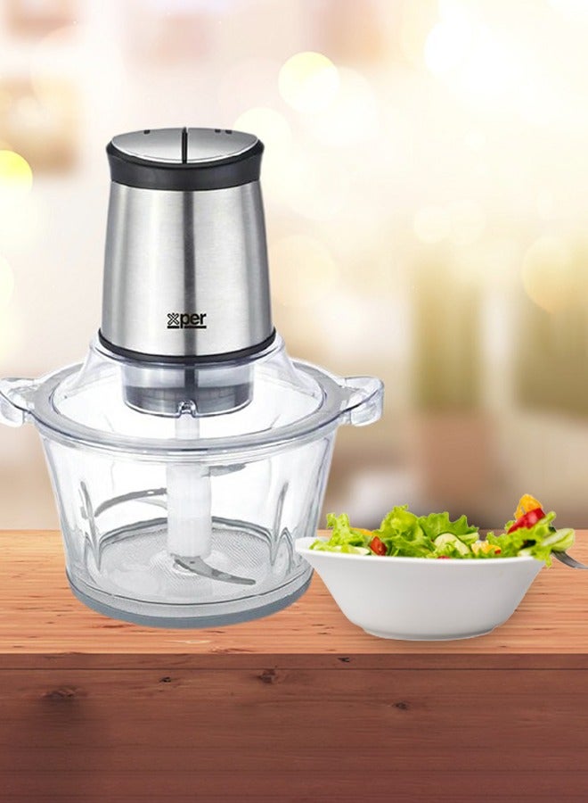 إكسبير قطاعة كهربائية - 400 وات - 1.5 لتر - أستيل - XPFC-400SG - Image 5