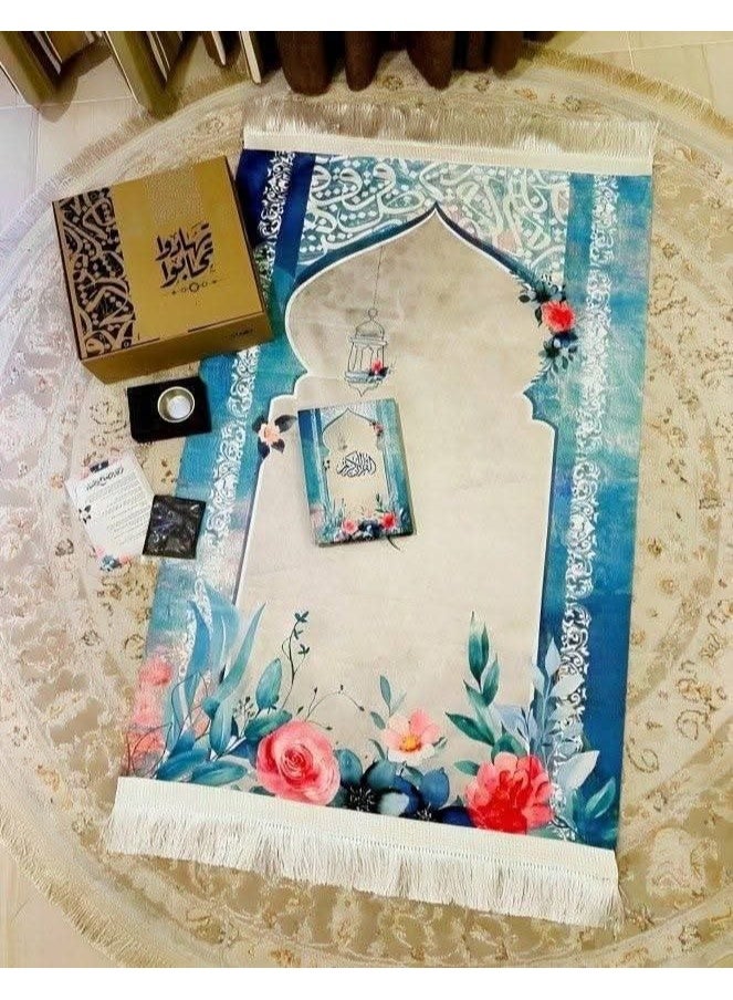 بوكس "تهادوا تحابّوا" لهدايا العمرة والمناسبات الدينية   هدية راقية، روحانية، ومميزة تقرب القلوب   وتعين على طاعة الله لتكون في ميزان حسناتك. - Image 2
