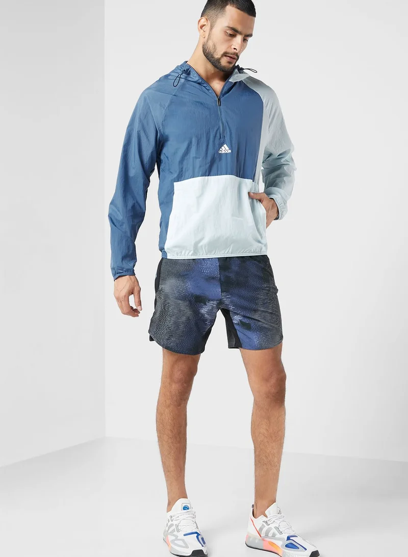 Adidas Logo Colour Block Training Jacket