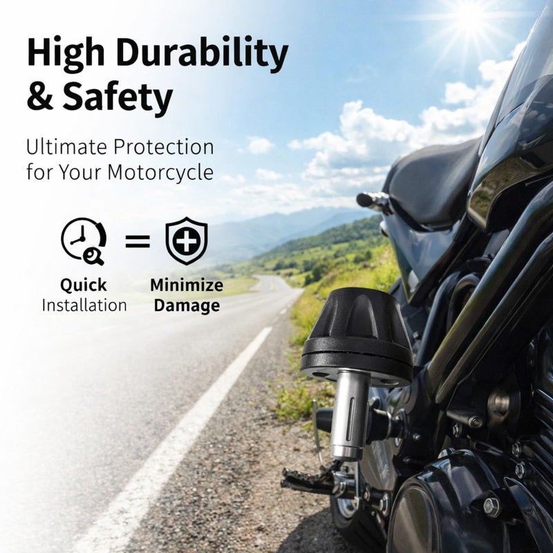 Final Drive Housing Crash Slider Protector for R Nine T 14 Plus Durable Protection Pad Easy Screw In Installation Collision Strength Engine Safety Rider Protection - Image 4