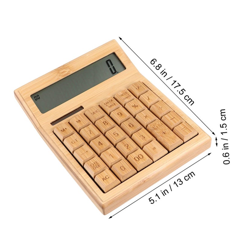 Portable Solar Calculator with LCD Display 29 Keys for Office and Student Use - Image 5