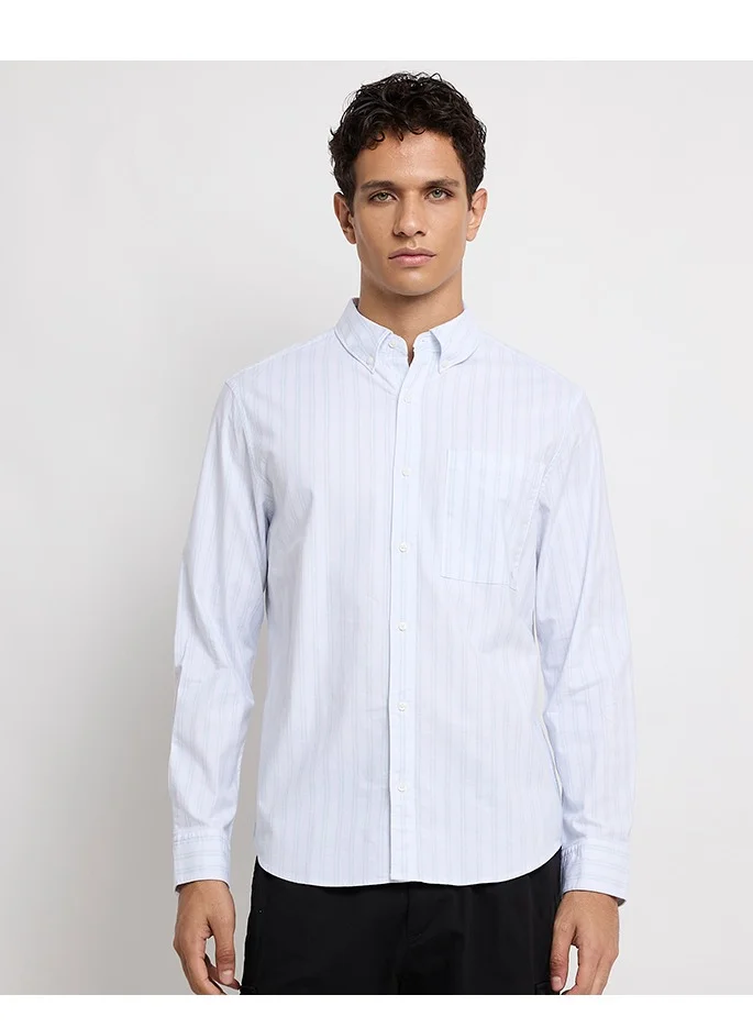Calvin Klein Jeans Striped Button-Down Collar Shirt