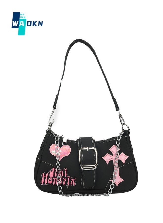 New Women's Sequin Shoulder Bag Creative Reflective Personalized Embroidery Letter Crossbody Bag Sling Bag Side Bag Underarm Bag for College Students and Teenagers - pzsku/ZF72624A993C8210100F2Z/45/_/1696560285/44b4b1ff-7ffa-4f03-b6bd-3ffdba743ba7