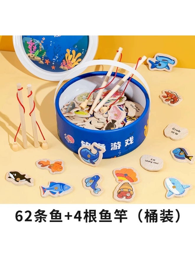 general Wooden Magnetic Fishing Set