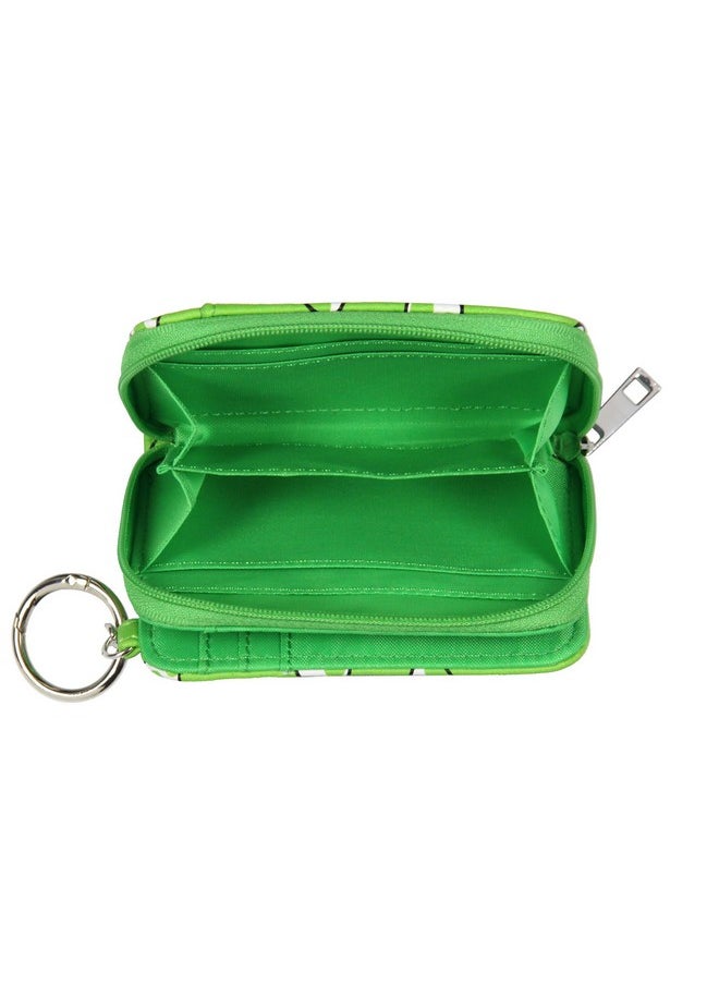 Bioworld - Super Mario Yoshi Women'S Compact Wallet With Snap Closure And Zipper Compartment - Image 1