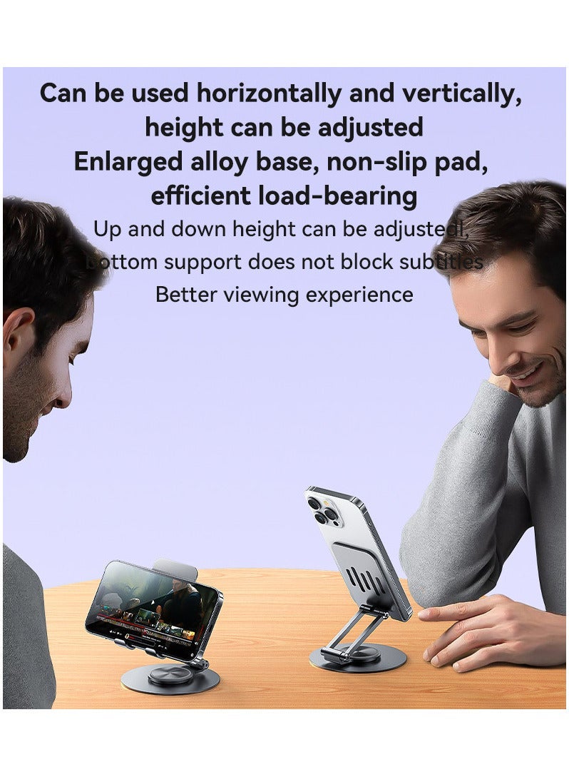 Yesido C299 Aluminum Alloy Folding Phone Stand   Fully Rotatable & Adjustable for Perfect Viewing - Image 3