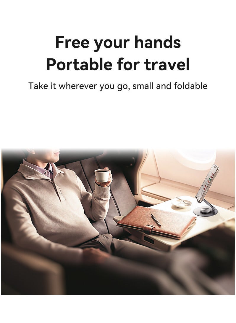 Yesido C299 Aluminum Alloy Folding Phone Stand   Fully Rotatable & Adjustable for Perfect Viewing - Image 4