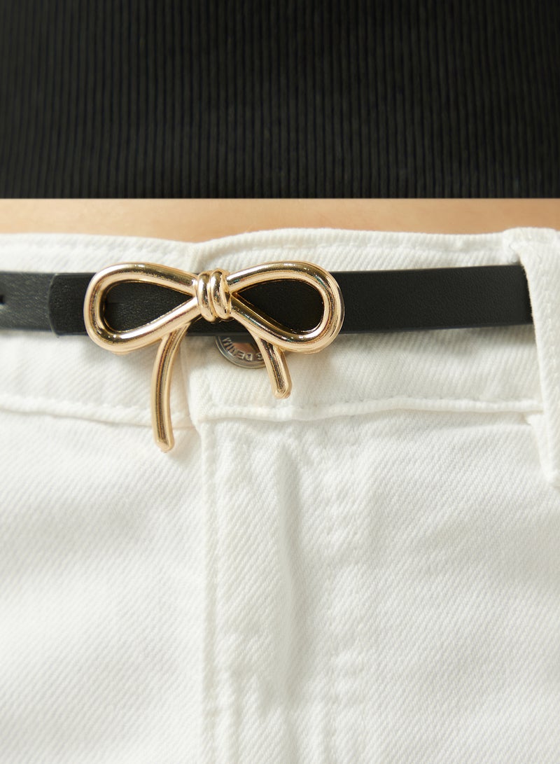 Ginger Bow Buckle Belt - Image 4