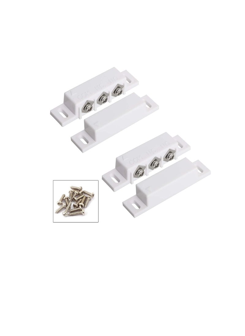 Generic - Magnetic Reed Switch Normally Open Closed NC & NO Door Alarm Window Security Contact Sensor Relay Industrial Electrical Equipment (Pack of 2) - Image 1