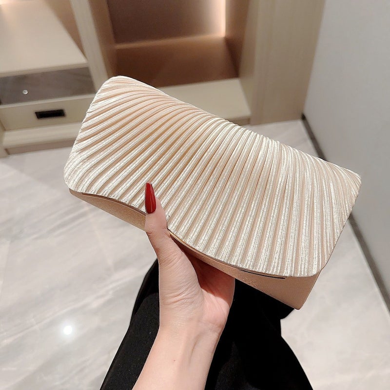 Rhinestone Crystal Handheld Cosmetic Bag for Evening Party - Image 1