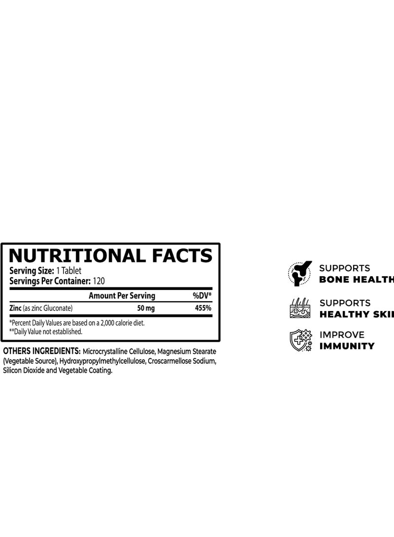 كور تشامبس أقراص كور تشامبس الزنك 50 ملغ 120 قرصًا - Image 4