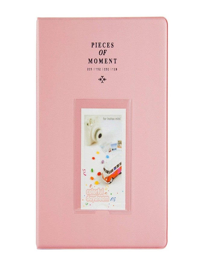 Stela 128 Pockets Mini Photo Album for Fujifilm In-stax Mini 70 Polaroid PIC-300P Film Instant Camera & Name Card (Pink) - Image 2