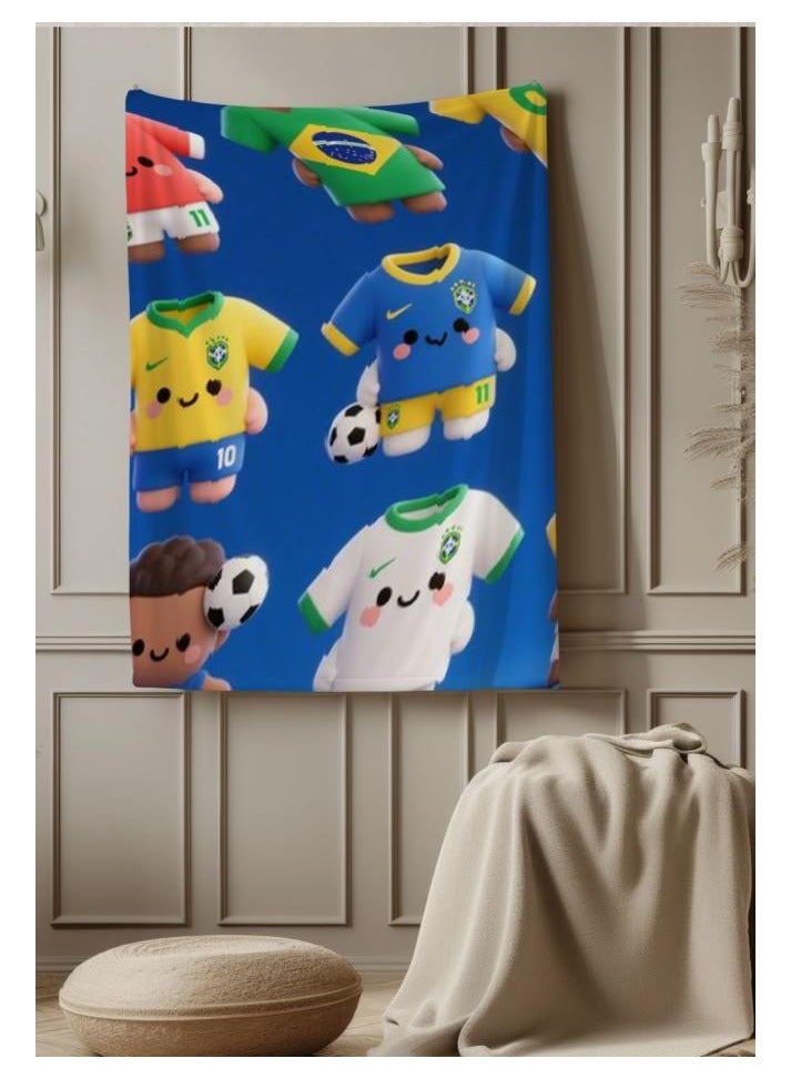 general Flannel thin blanket (warm and comfortable, suitable for sleep, gaming, dust removal and sandproof) 150cm*200cm - 741 - Image 4