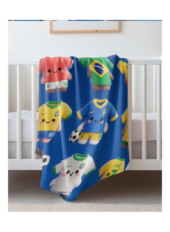 general Flannel thin blanket (warm and comfortable, suitable for sleep, gaming, dust removal and sandproof) 150cm*200cm - 741 - Image 5