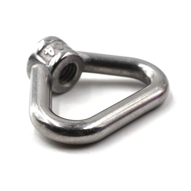 Flomore M12 Lifting Eye Nut Ring Triangle Shape Thread Eye Nut 304 Stainless Steel Nut Pack of 4 - Image 3