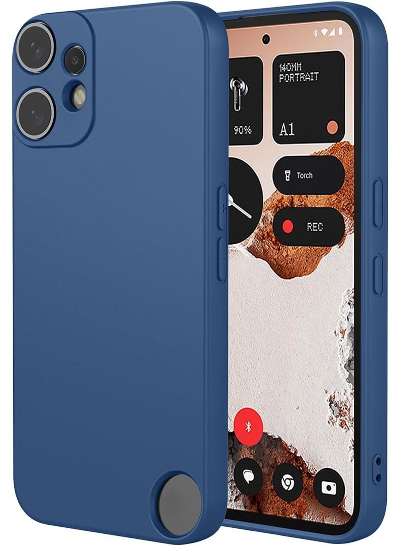 Case Up Compatible with Nothing CMF Phone 2 Pro 6.77 Inch Case, Soft & Premium Liquid Silicone [Anti-Scratch Microfiber Lining] Shockproof Protective Slim Phone Cover for 2 Pro 2025, Blue - Image 1