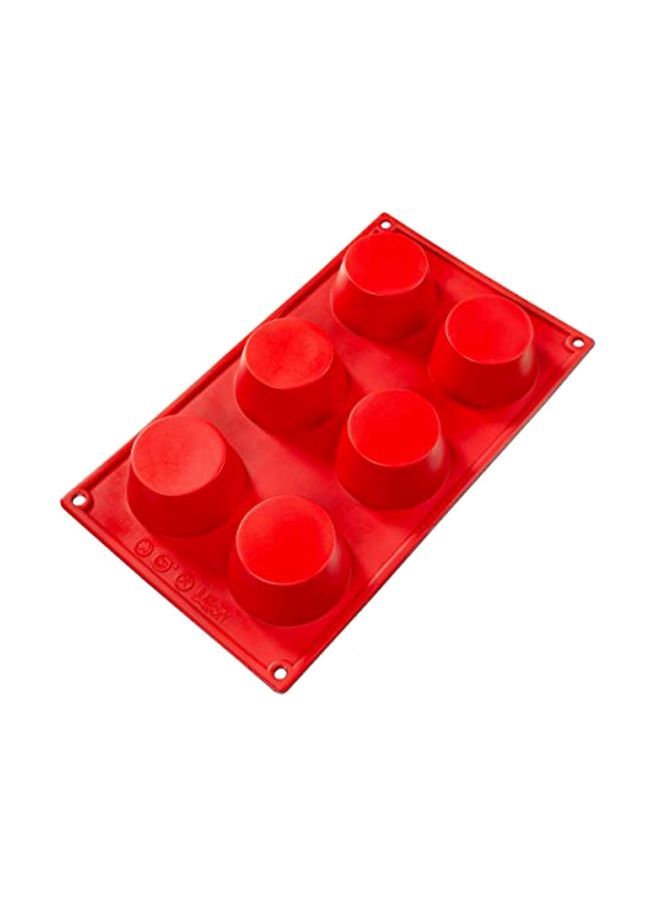 Loquat Silicone Baking Mold Red 12x7x3inch - Image 1