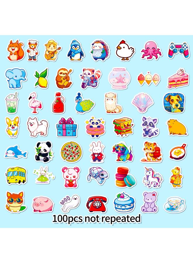 Bluejw 100 Mix And Match Small Size 4cm Cute Cure Small Fresh Stickers Hand Account Material Personalized Graffiti Waterproof Stickers - Image 4