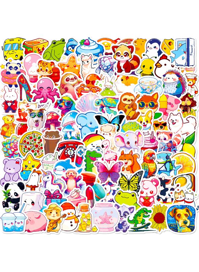 Bluejw 100 Mix And Match Small Size 4cm Cute Cure Small Fresh Stickers Hand Account Material Personalized Graffiti Waterproof Stickers - Image 1