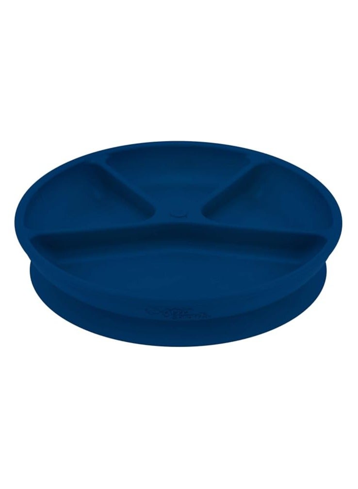 Green Sprouts Learning Plate, Navy - Image 1