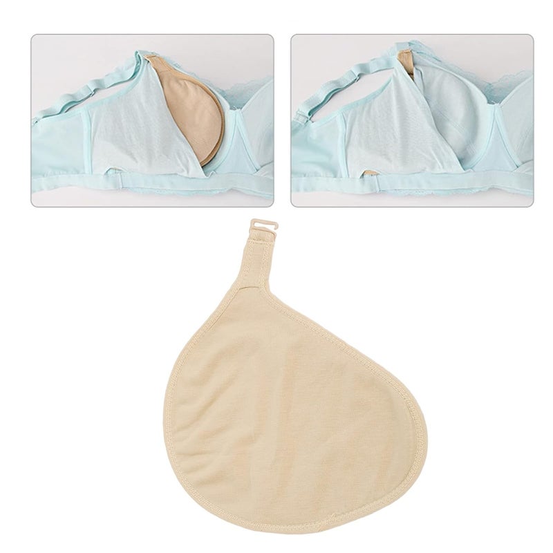 klarako Silicone Breast Protective Pocket for Mastectomy, Breast Protective Case with Spiral Hook Portable Prosthesis Breast Protect Bag L (Left) - Image 3