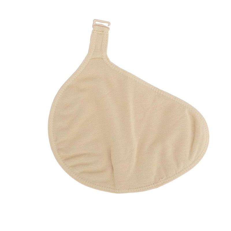 klarako Silicone Breast Protective Pocket for Mastectomy, Breast Protective Case with Spiral Hook Portable Prosthesis Breast Protect Bag L (Left) - Image 1