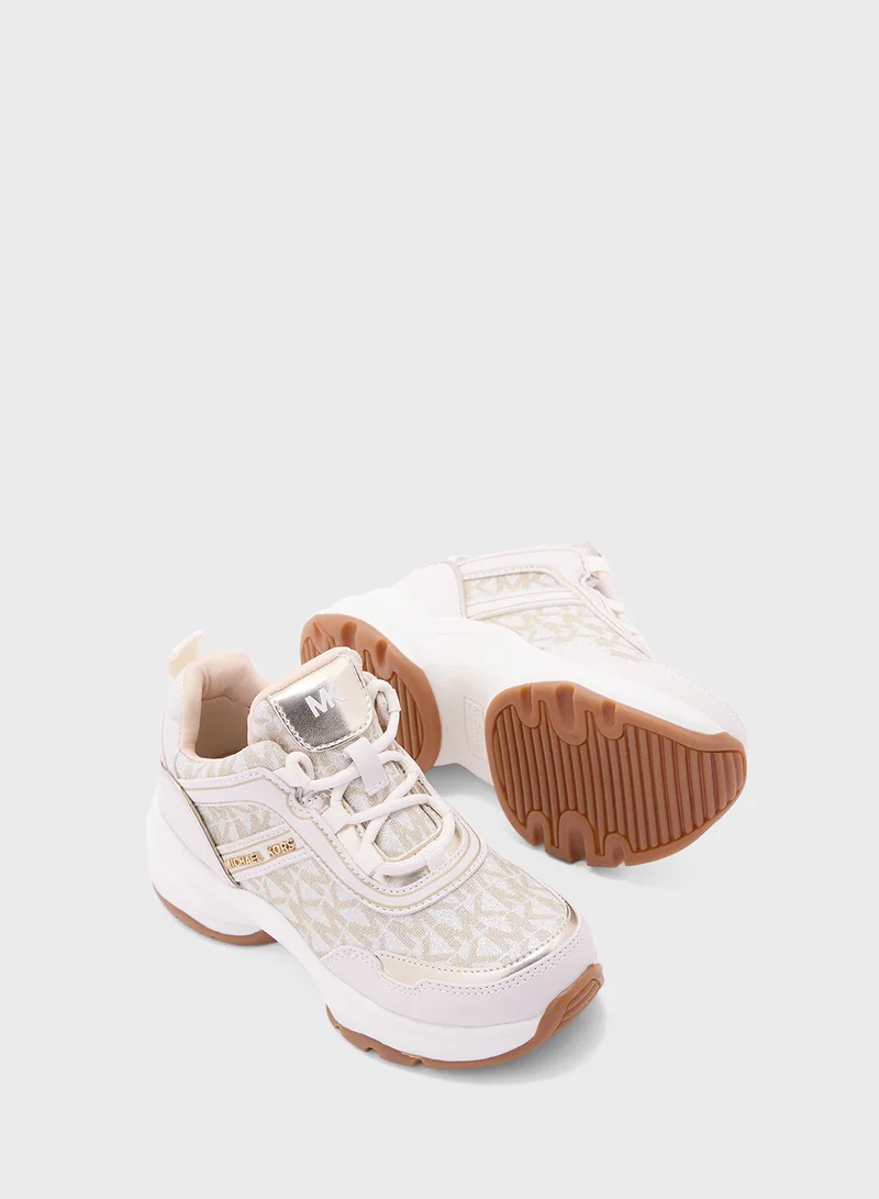 مايكل كورس Kids Masters Court Ps Low Top Sneakers