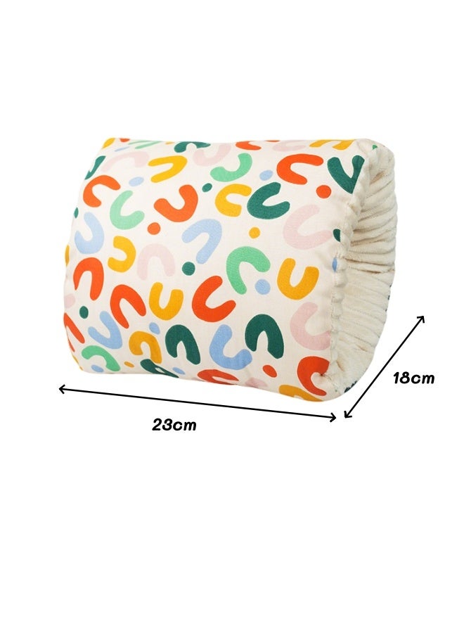 الدليبن وسادة رضاعة للأطفال، وسادة ذراع لإطعام الطفل، وسائد ذراع رضاعة من القطن الناعم لحديثي الولادة، وسائد الرضاعة الطبيعية لمزيد من الدعم للأم والطفل، محمولة وقابلة للغسل، أساسيات رضاعة مريحة (ملونة) - Image 2